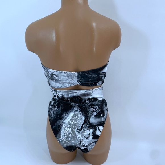 High waisted high cut bikini bottom cheeky swimsuit - Picture 10 of 10